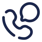 Call Chat Rounded SVG Icon